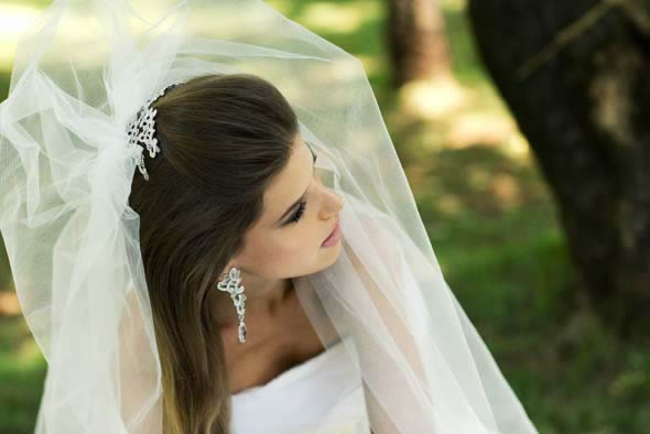 Mantilha e véu de noiva para casamento