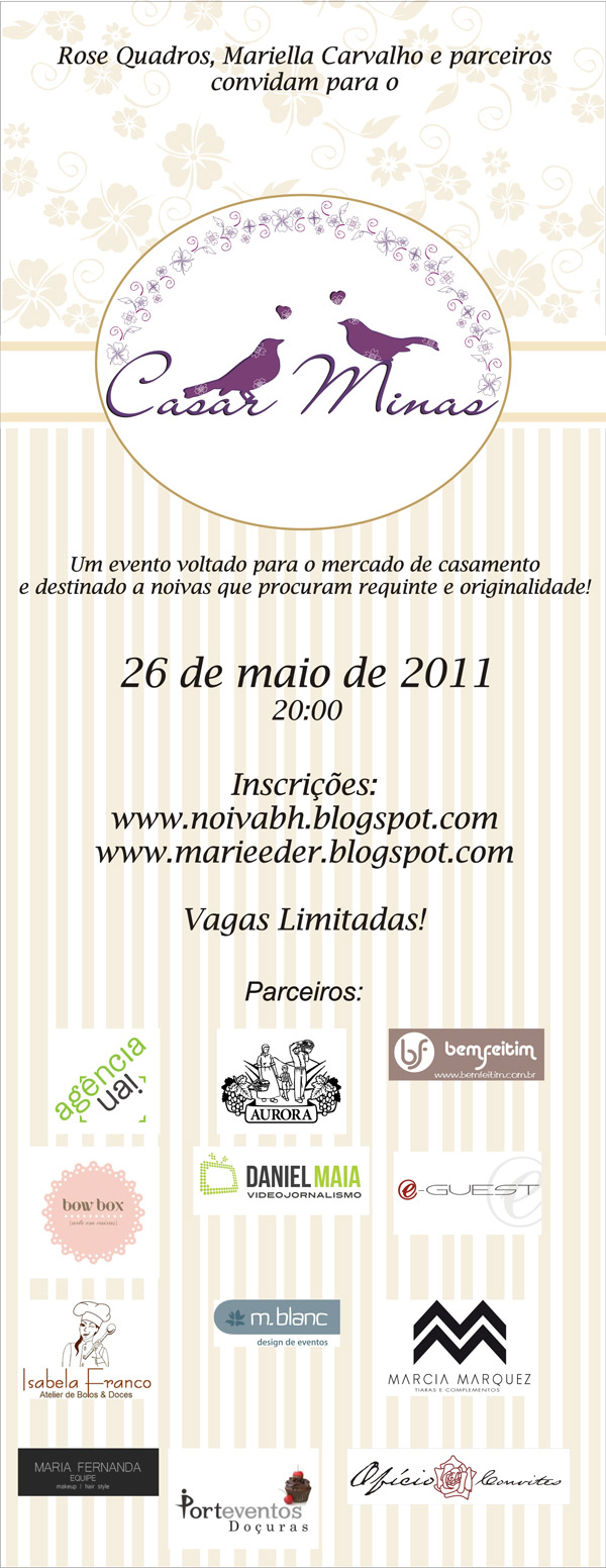 Casar Minas, evento de blogueiras para noivas