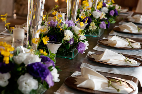 mesa para recepção em casamento