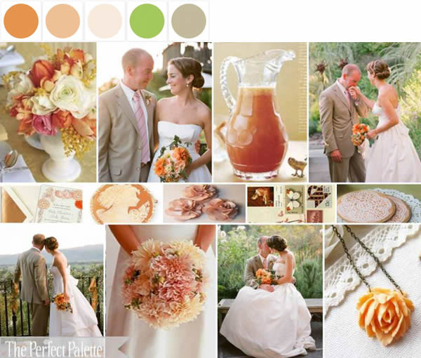 cor na decoração e cerimônia de casamento