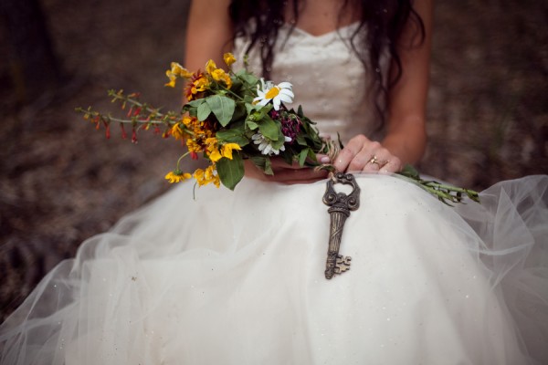 decoração para bouquet da noiva